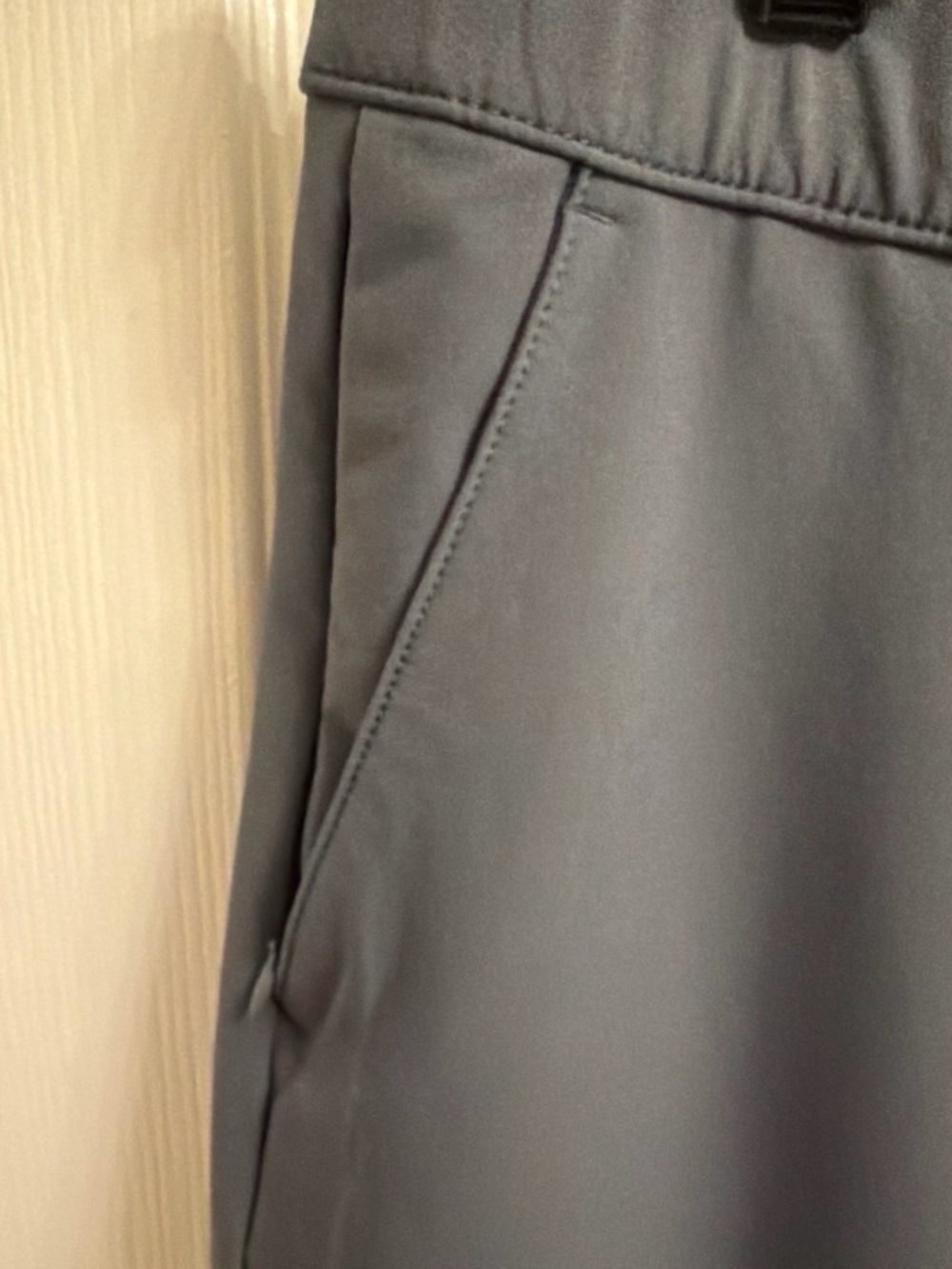 Goodfellow & Co Men's Stretch Chinos - Charcoal Gray - Picture 4 of 7